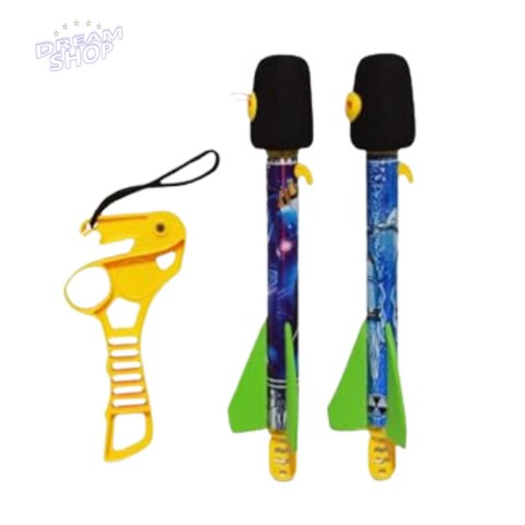 Zestaw Proca Z Rakietami Pianka EVA Gra Sportowa Zręcznościowa Kosmos