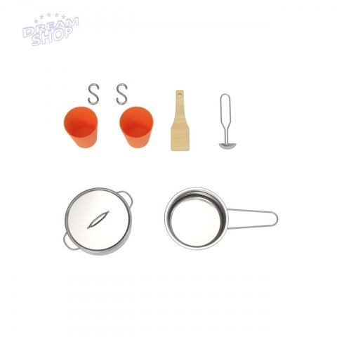 CLASSIC WORLD Drewniana Kuchnia Ogrodowa Błotna XXL z Akcesoriami