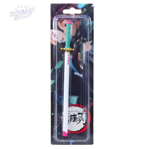 Długopis Miecz Katana Anime Metalowy Czarny Tusz Wymienny Wkład Turkus Długopis Miecz Katana Anime Metalowy Czarny Tusz Wymienny Wkład Turkus