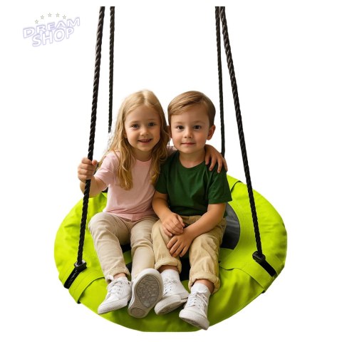 Huśtawka Ogrodowa Bocianie Gniazdo Dla Dzieci Zielona 60cm Huśtawka Ogrodowa Bocianie Gniazdo Dla Dzieci Zielona 60cm