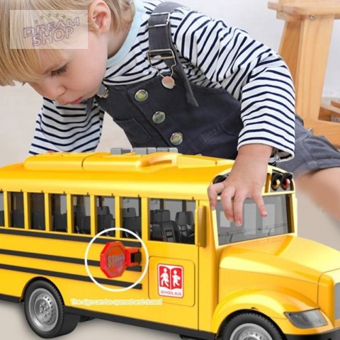 WOOPIE Autobus Szkolny Interaktywny Elektryczny 1:20