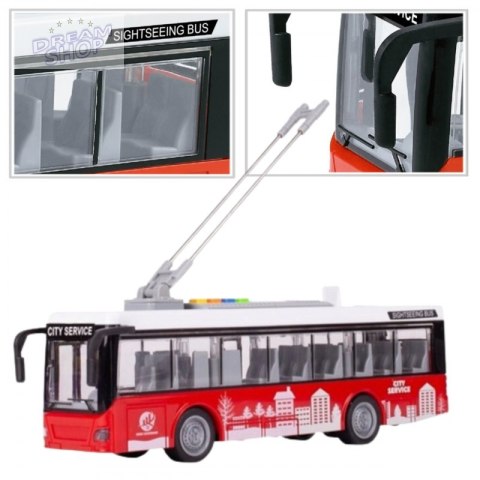 WOOPIE Autobus Trolejbus Interaktywy Elektryczny 1:16