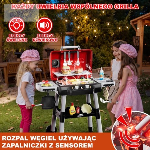 WOOPIE Grill Barbecue Kuchnia Ogrodowa Interaktywna LED Zestaw XL 31 el.