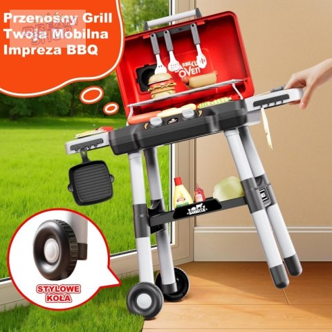 WOOPIE Grill Barbecue Kuchnia Ogrodowa Interaktywna LED Zestaw XL 31 el.