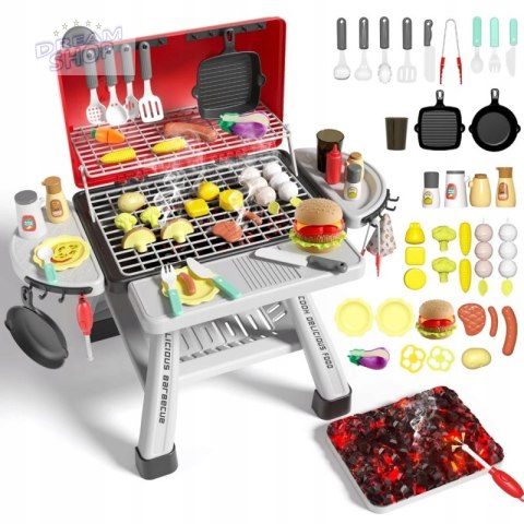 WOOPIE Grill Barbecue Kuchnia Ogrodowa Interaktywna Para LED Zestaw XL 41 el.