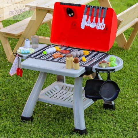 WOOPIE Grill Barbecue Kuchnia Ogrodowa Interaktywna Para LED Zestaw XL 41 el.