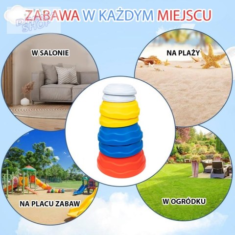 WOOPIE Kamienie Balansujące Sensoryczne Trening Równowagi 5 szt WOOPIE Kamienie Balansujące Sensoryczne Trening Równowagi 5 szt