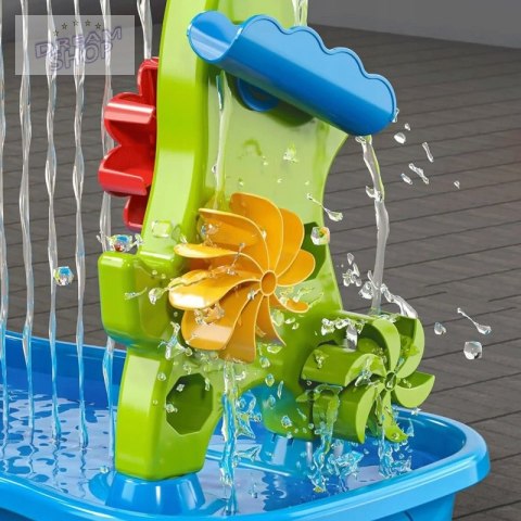 WOOPIE Ogromny Aquapark Stolik Wodny 6w1 Piaskownica Wodospad Tor Wodny 6-poziomowy Modułowy