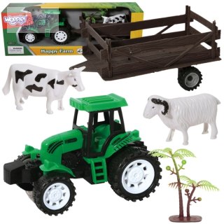 WOOPIE Traktor Rolniczy z Przyczepką i Zwierzętami