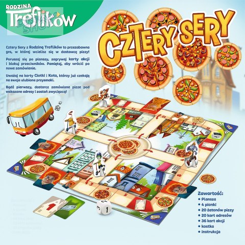 Gra Cztery Sery Trefl 02282