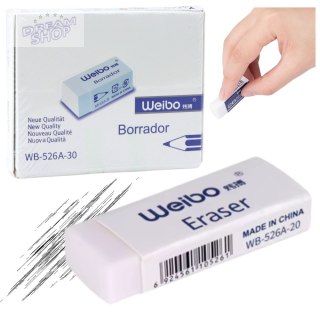 Gumka Do Mazania Biała Szkolna Biurowa WB-526A -30 4cm