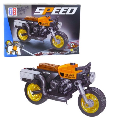 Klocki Konstrukcyjne Motor Motocykl Robot 2w1 217-222 el. Mix