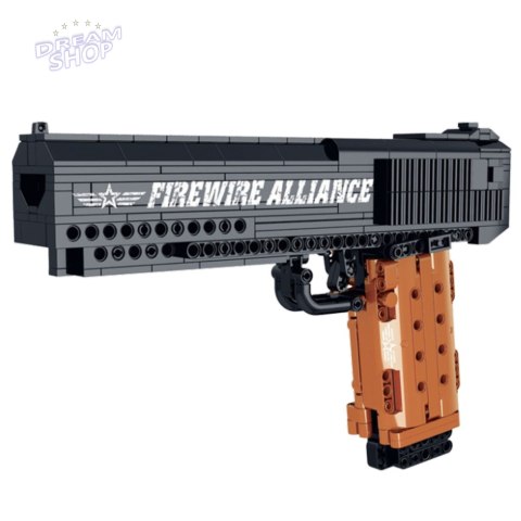 Klocki Konstrukcyjne Pistolet Funkcja Strzału 555 el.
