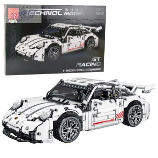 Klocki Konstrukcyjne Samochód GT Racing Biały 1:14 1268 el.