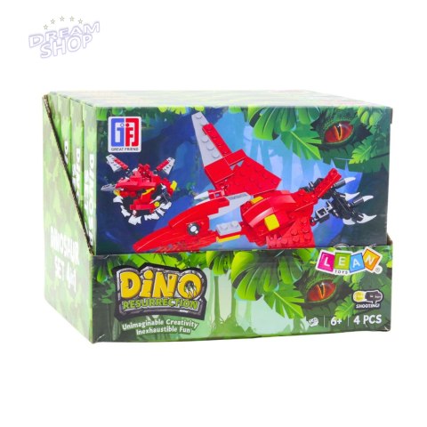Klocki Konstrukcyjne Zestaw Dinozaur Robot 2w1 145-161 el. Mix