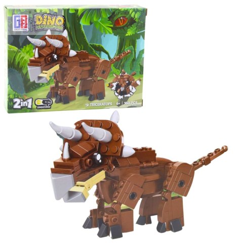Klocki Konstrukcyjne Zestaw Dinozaur Robot 2w1 148-175 el. Mix
