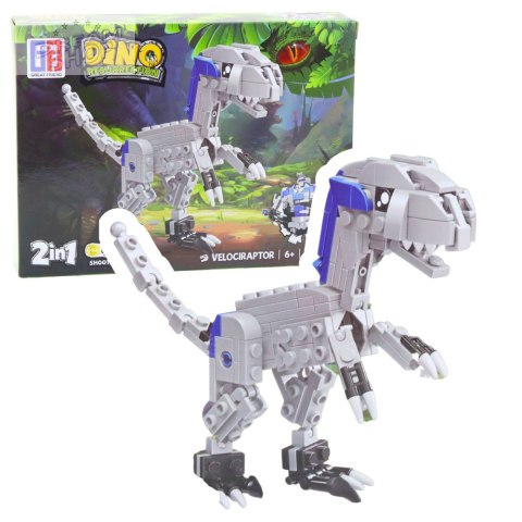 Klocki Konstrukcyjne Zestaw Dinozaur Robot 2w1 148-175 el. Mix