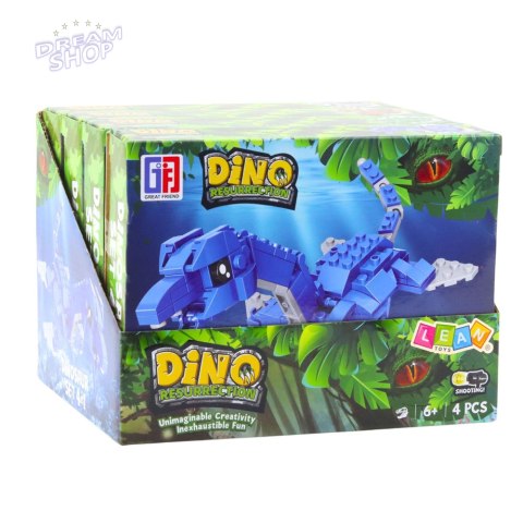 Klocki Konstrukcyjne Zestaw Dinozaur Robot 2w1 148-175 el. Mix