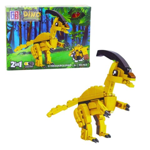 Klocki Konstrukcyjne Zestaw Dinozaur Robot 2w1 153-179 el. Mix