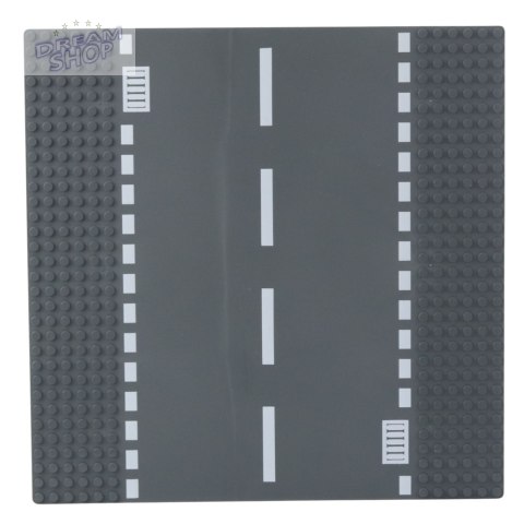 Płyta Plansza Konstrukcyjna Do Klocków Droga Z Kanalizacją 26x26 cm