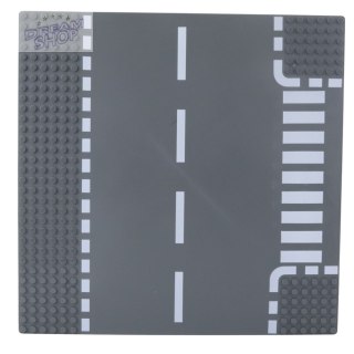 Płyta Plansza Konstrukcyjna Do Klocków Droga Z Przejściem 26x26 cm