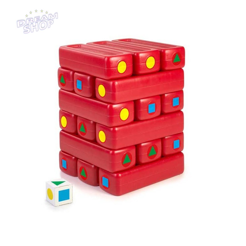 FEBER Mega Duże Klocki Jenga Wieża 18 klocków FEBER Mega Duże Klocki Jenga Wieża 18 klocków