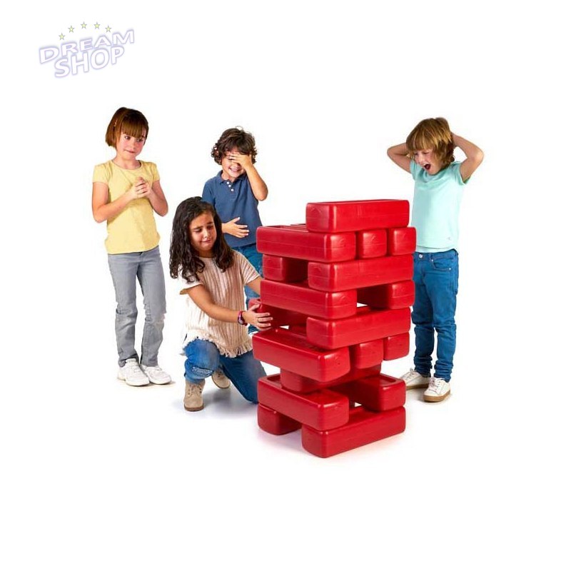 FEBER Mega Duże Klocki Jenga Wieża 18 klocków FEBER Mega Duże Klocki Jenga Wieża 18 klocków