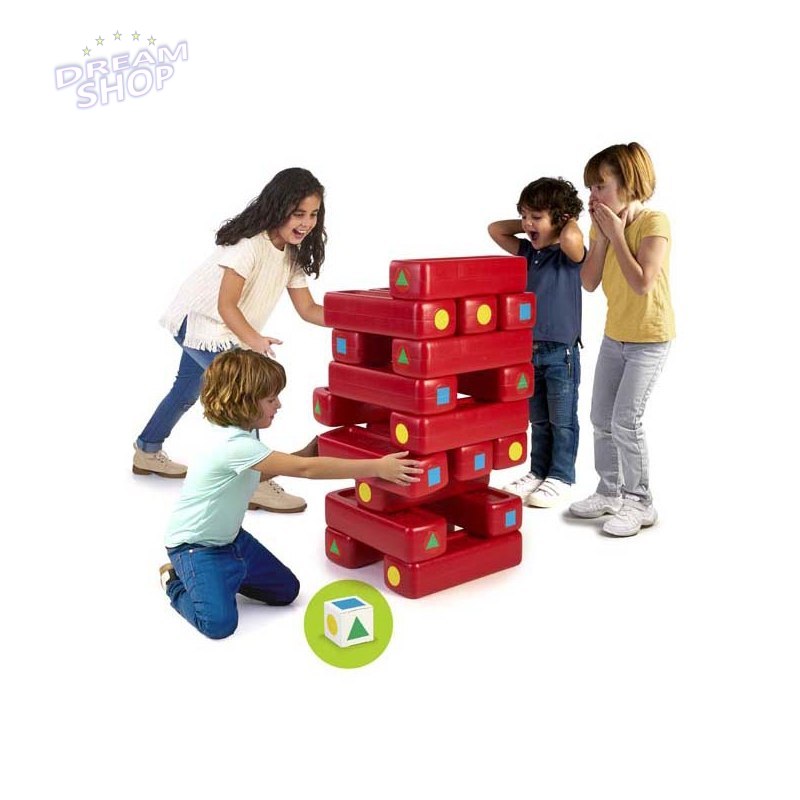 FEBER Mega Duże Klocki Jenga Wieża 18 klocków FEBER Mega Duże Klocki Jenga Wieża 18 klocków