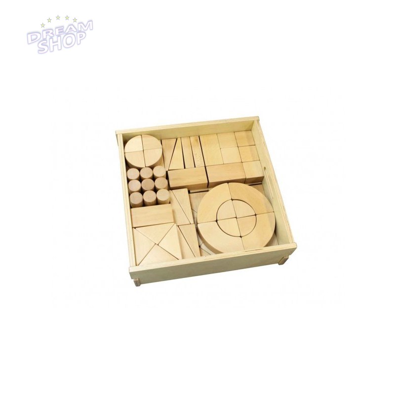 MASTERKIDZ Klocki Drewniane 92 Elementy MASTERKIDZ Klocki Drewniane 92 Elementy