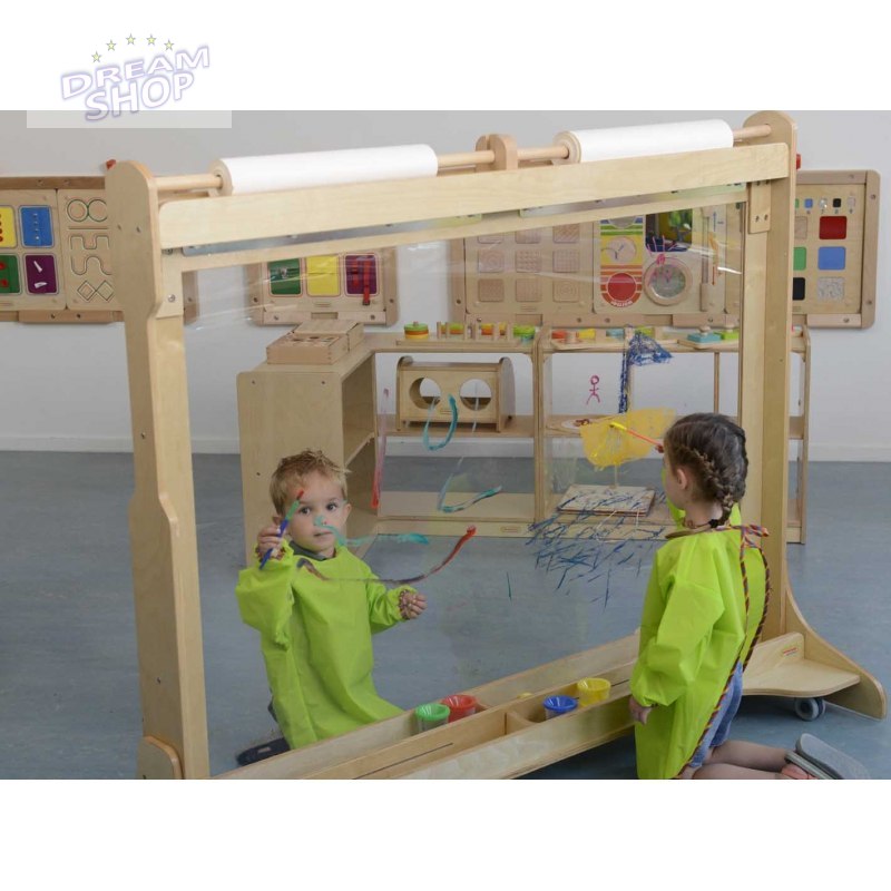 Ogromne Okienko Do Malowania Masterkidz Uchwyt Na Rolki Papieru 2 w 1 Ogromne Okienko Do Malowania Masterkidz Uchwyt Na Rolki Papieru 2 w 1