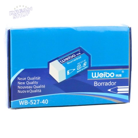 Gumka Do Mazania Szkolna Biurowa Biała WB-527-40 3,5cm