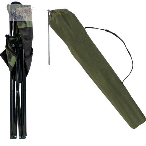 KRZESŁO TURYSTYCZNE SKŁADANE 50X50X80CM CAMUFLAGE ENERO CAMP