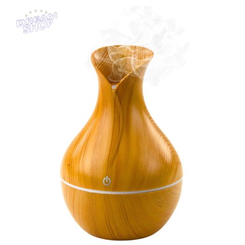 Nawilżacz Powietrza Dyfuzor Aromaterapia Imitacja Drewna 130ml