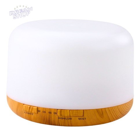 Nawilżacz Powietrza Dyfuzor Aromaterapia Lampka Nocna LED Pilot 300ml