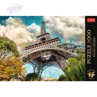 Puzzle- 1000 Premium Plus Wieża Eiffel w Paryżu, Francja Trefl 10815