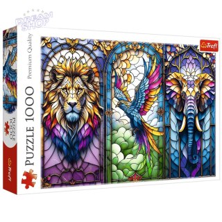 Puzzle - 1000 - Witraż: Zwierzęta Trefl 10957