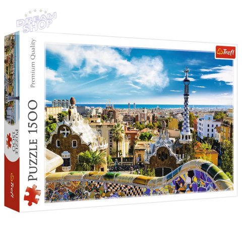 Puzzle - 1500 - Park Güell, Barcelona trefl 26147