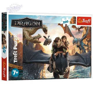 Puzzle 200 - Szczerbatek i przyjaciele Trefl 13348