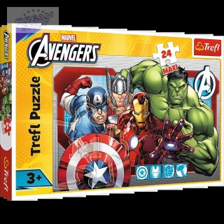 Puzzle 24 Maxi - Zawsze sprawiedliwi - Disney Marvel The Avengers Trefl 14378