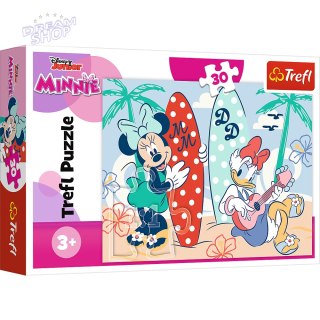 Puzzle - 30 - Kolorowa Minnie - Disney Minnie Tref; 18302