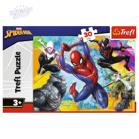 Puzzle 30 - Kolory Spider-Man"a - Disney Marvel Spiderman Trefl 18307