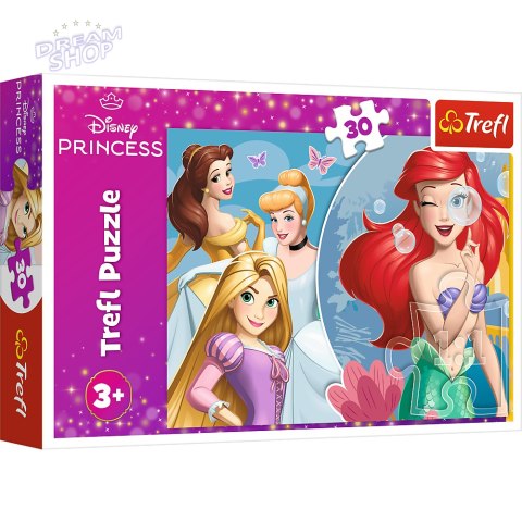 Puzzle - 30 - Piękny dzień księżniczek - Disney Princess Trefl 18308