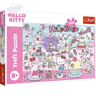 Puzzle - 300 - Poznaj Świat Hello Kitty - Hello Kitty Trefl 23031