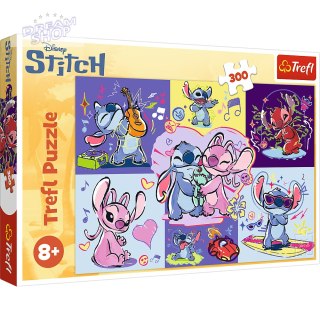 Puzzle - 300 - Zakręcony Stitch - Disney Lilo and Stitch Trefl 23033