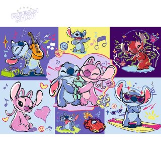 Puzzle - 300 - Zakręcony Stitch - Disney Lilo and Stitch Trefl 23033