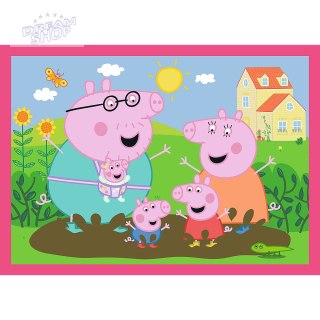 Puzzle 4w1 (12,15,20,24) - Peppa uwielbia przygody Trefl 34672