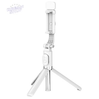 Selfie Stick Statyw Na Telefon Pilot Na Bluetooth Uchwyt ZS8 Biały