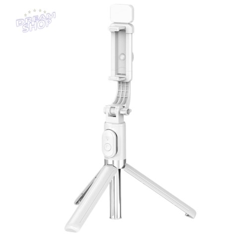 Selfie Stick Statyw Na Telefon Pilot Na Bluetooth Uchwyt ZS8 Biały