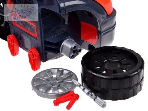 Zestaw mechanika: Ruchomy WARSZTAT SAMOCHODOWY + światło i dźwięk ZA5738