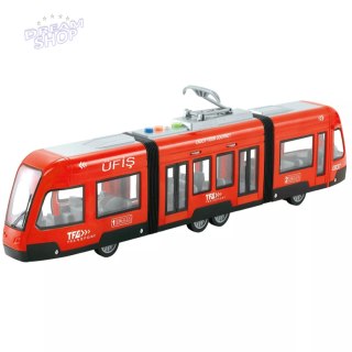 Duży tramwaj dźwięk światła baterie czerwony 930A
